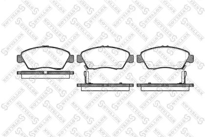 Комплект тормозных колодок 429 002B-SX STELLOX